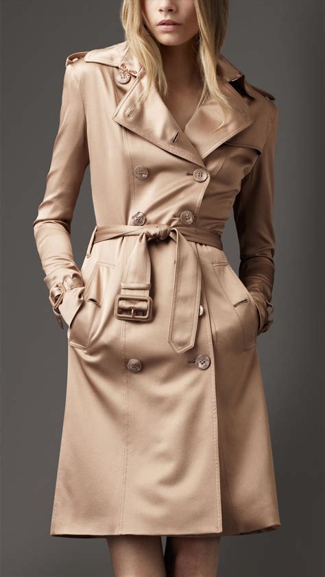 burberry silk coats